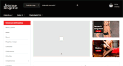 Desktop Screenshot of femme-lingerie.com